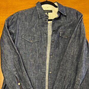 Rag & Bone Denim Shirt Dark